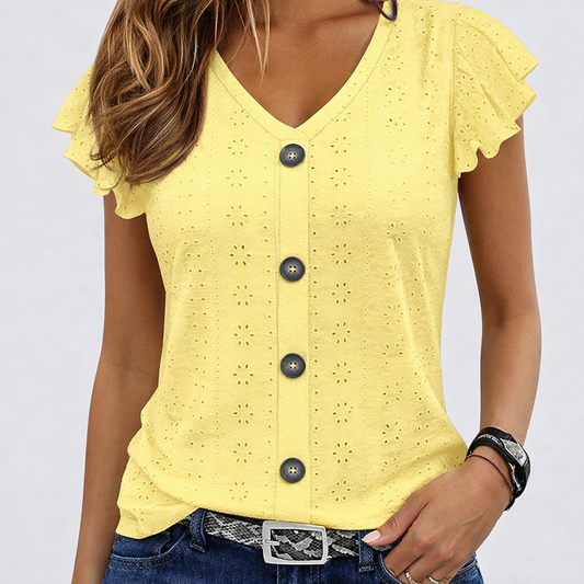 Top de Verão BEATRIZ com decote em V