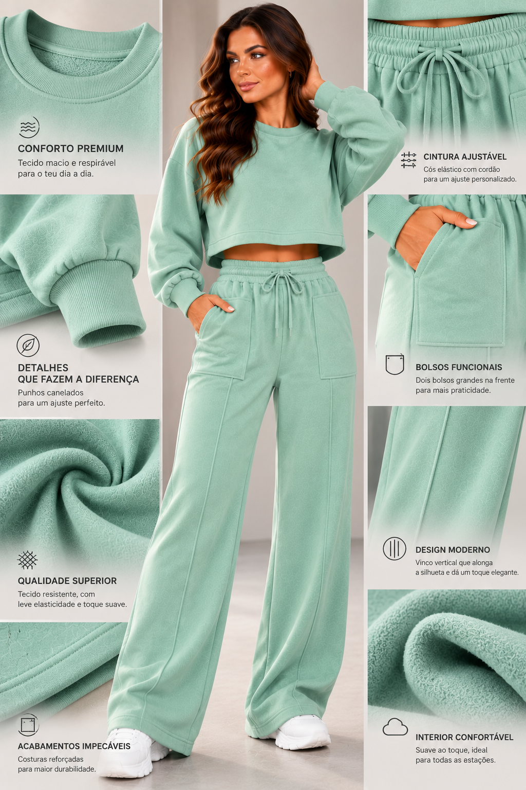 Conjunto Feminino Urban Comfort | WELL4FIT