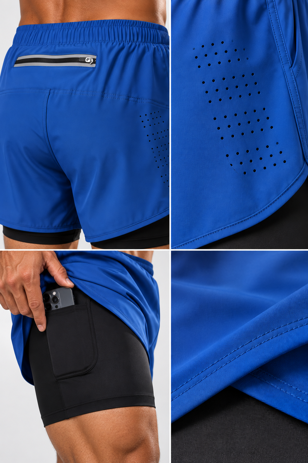 Calções 2 em 1 Performance | Homem