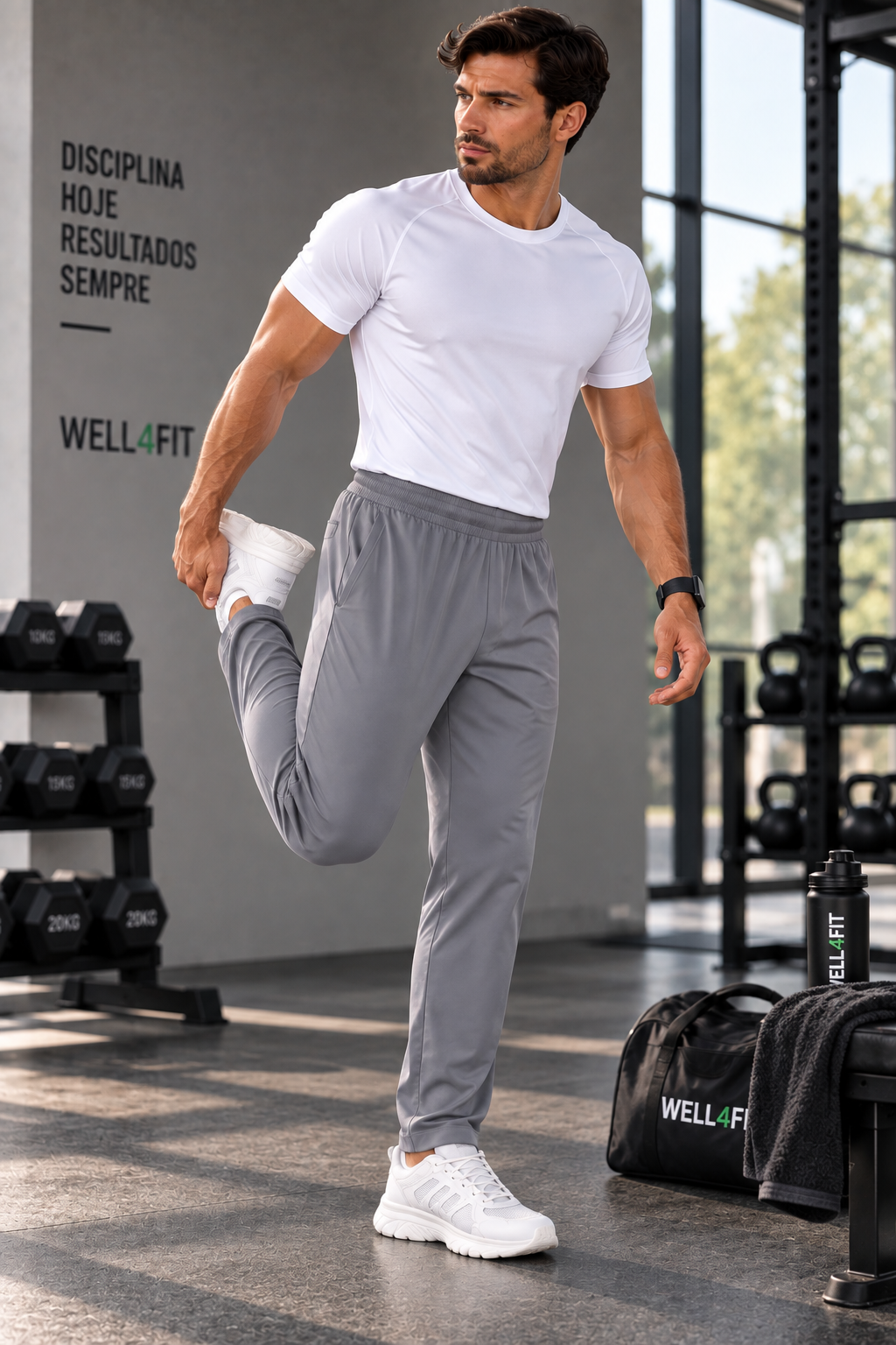 Calças Active Flex Homem | Performance Premium WELL4FIT
