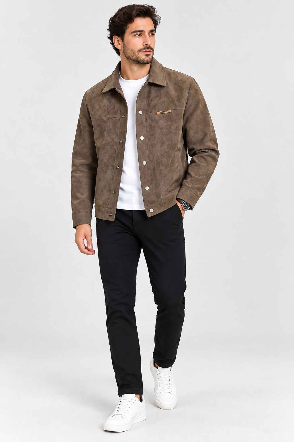Casaco Heritage Suede Homem | WELL4FIT