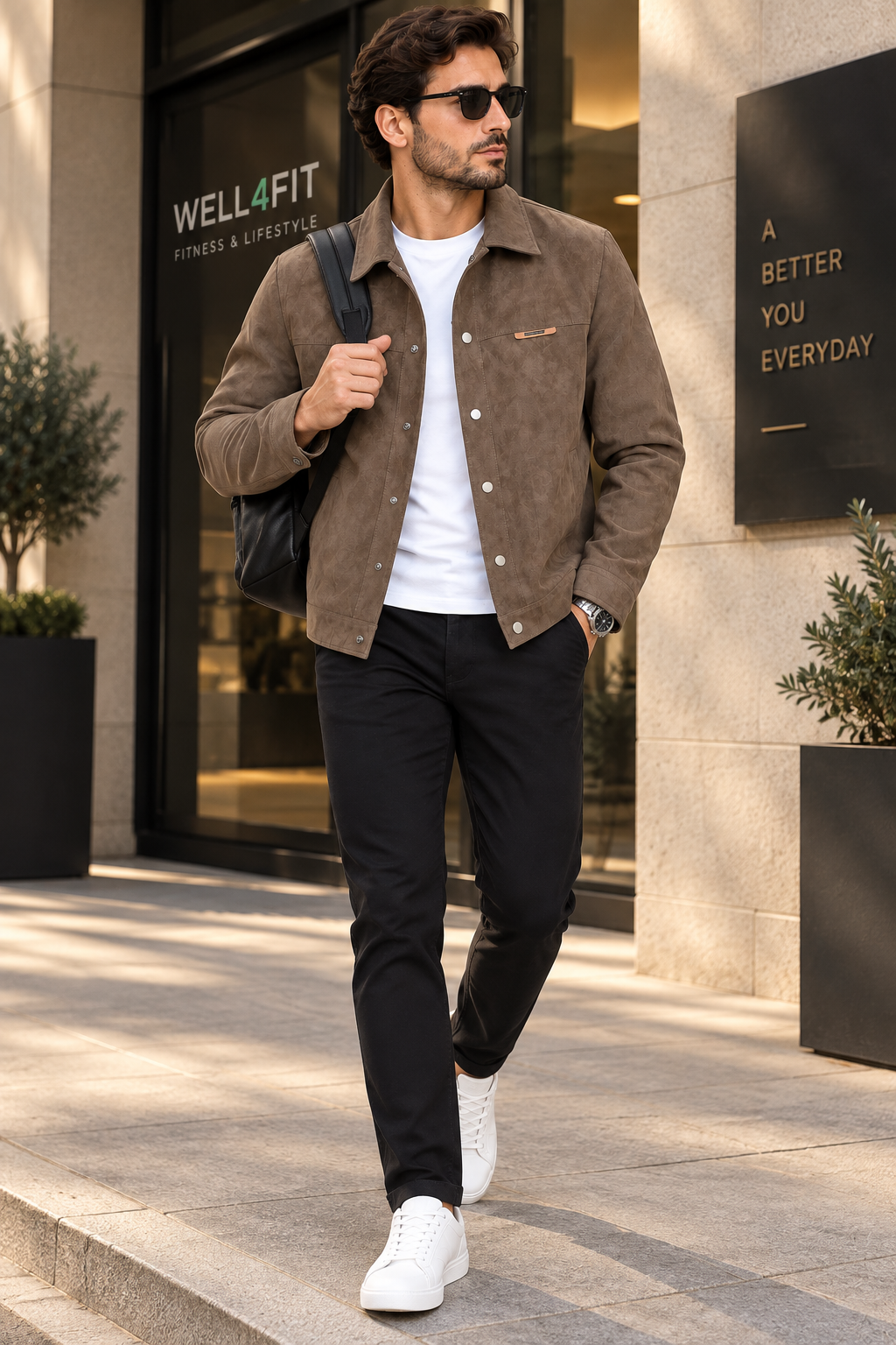 Casaco Heritage Suede Homem | WELL4FIT