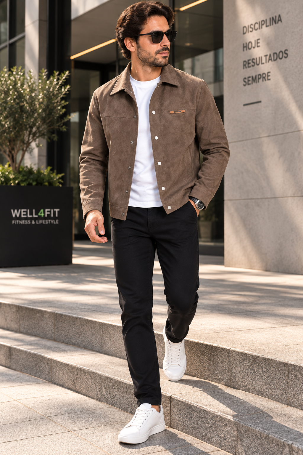 Casaco Heritage Suede Homem | WELL4FIT