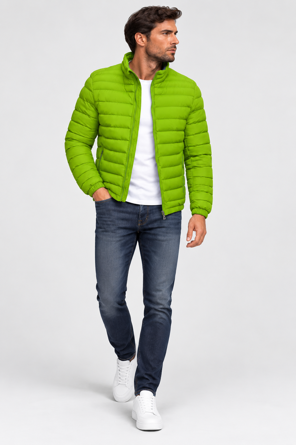 Casaco Urban Puffer Homem | Leve & Quente