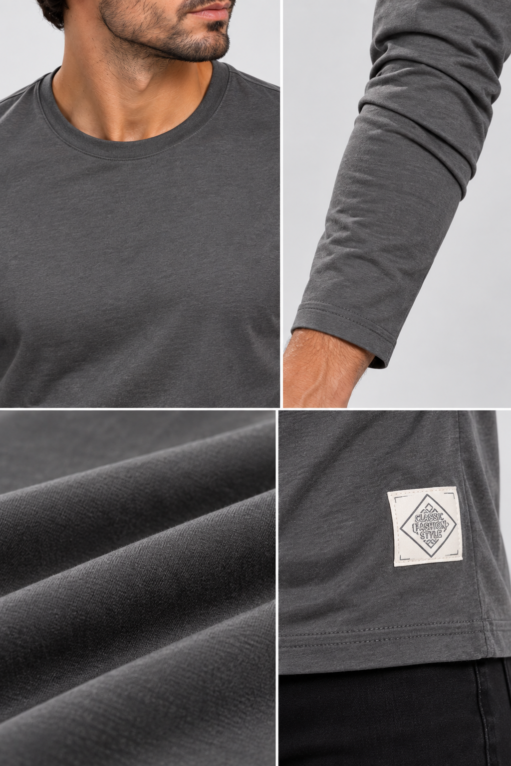 Camisola Essential Cotton Homem | 100% Algodão