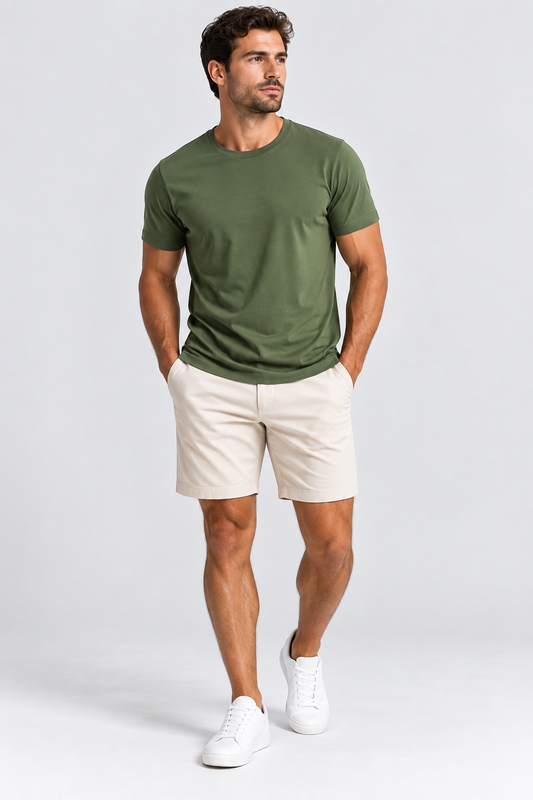 T-Shirt Essential Cotton Homem | Conforto Premium