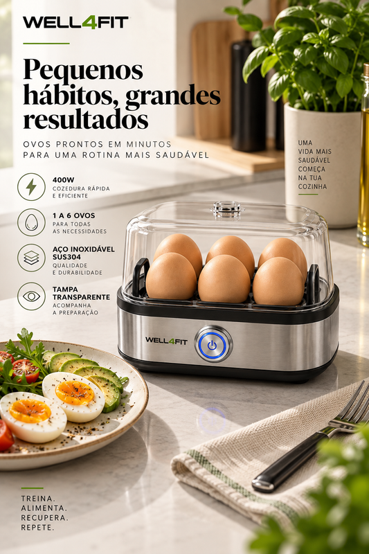 EggFit Pro | Cozedor de Ovos 400W