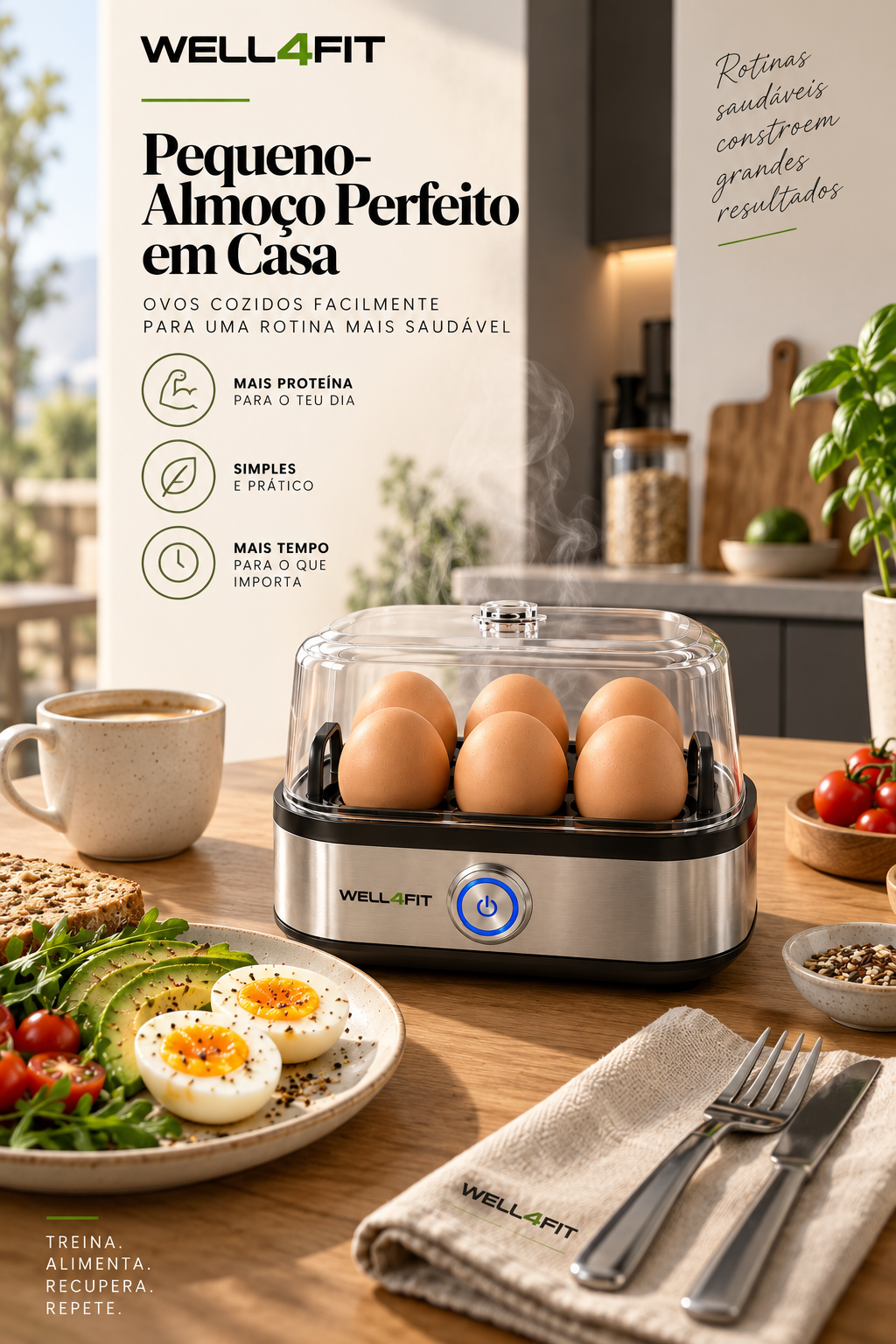 EggFit Pro | Cozedor de Ovos 400W
