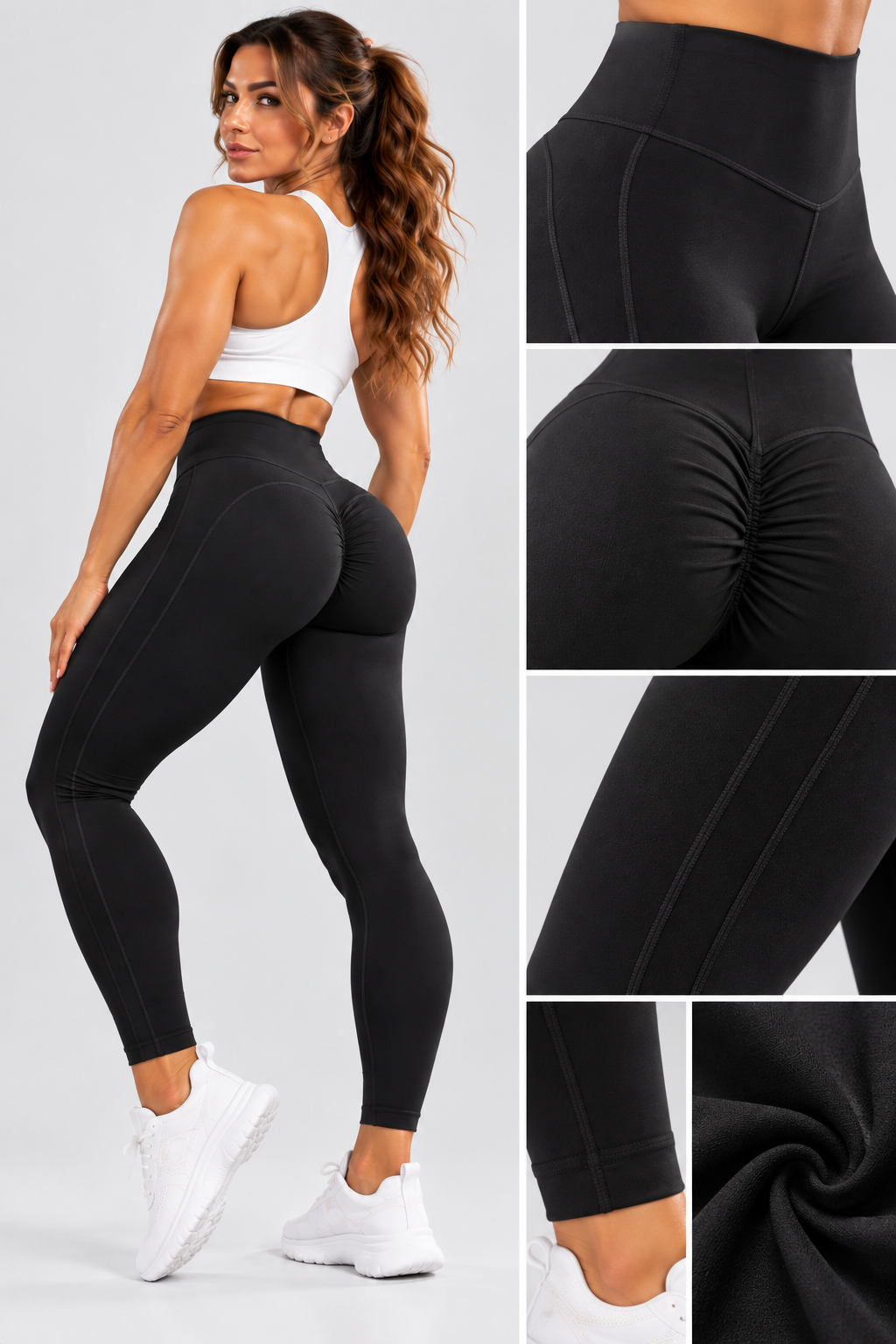 Leggings Sculpt Fit Mulher | Cintura Alta