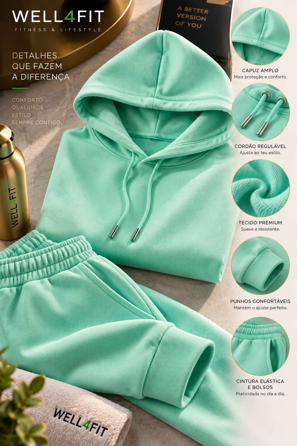 Conjunto Urban Comfort Mulher | WELL4FIT