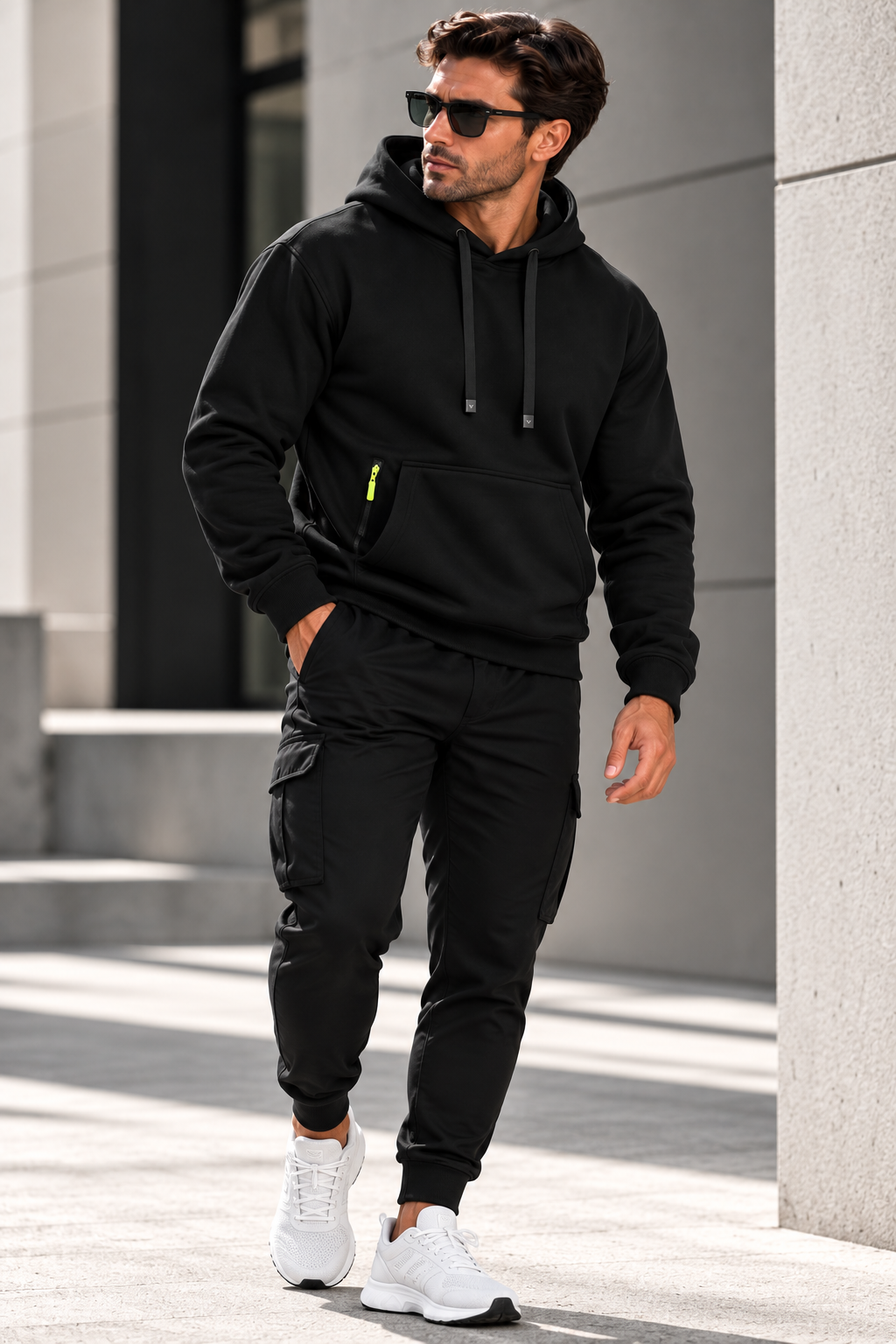 Hoodie Urban Performance Homem | WELL4FIT