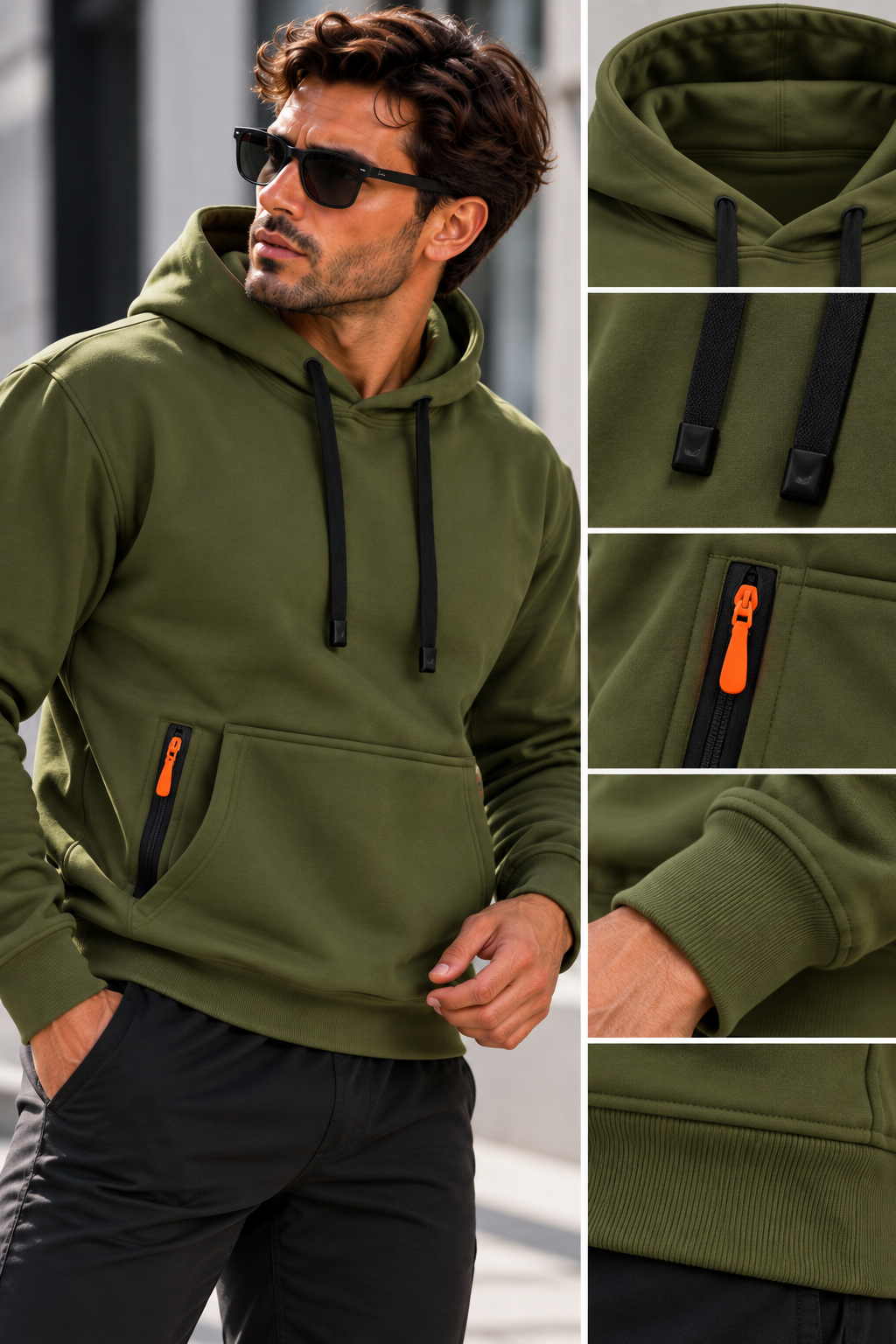 Hoodie Urban Performance Homem | WELL4FIT