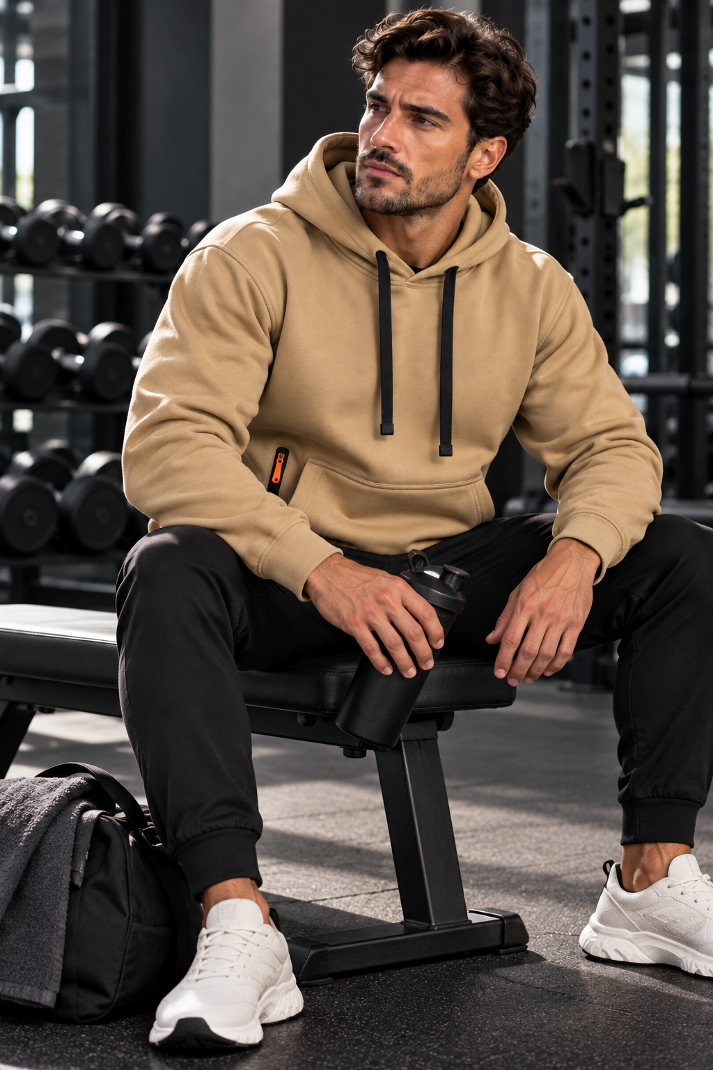 Hoodie Urban Performance Homem | WELL4FIT