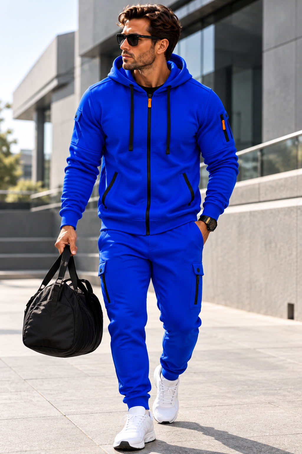 Hoodie Urban Zip Homem | WELL4FIT