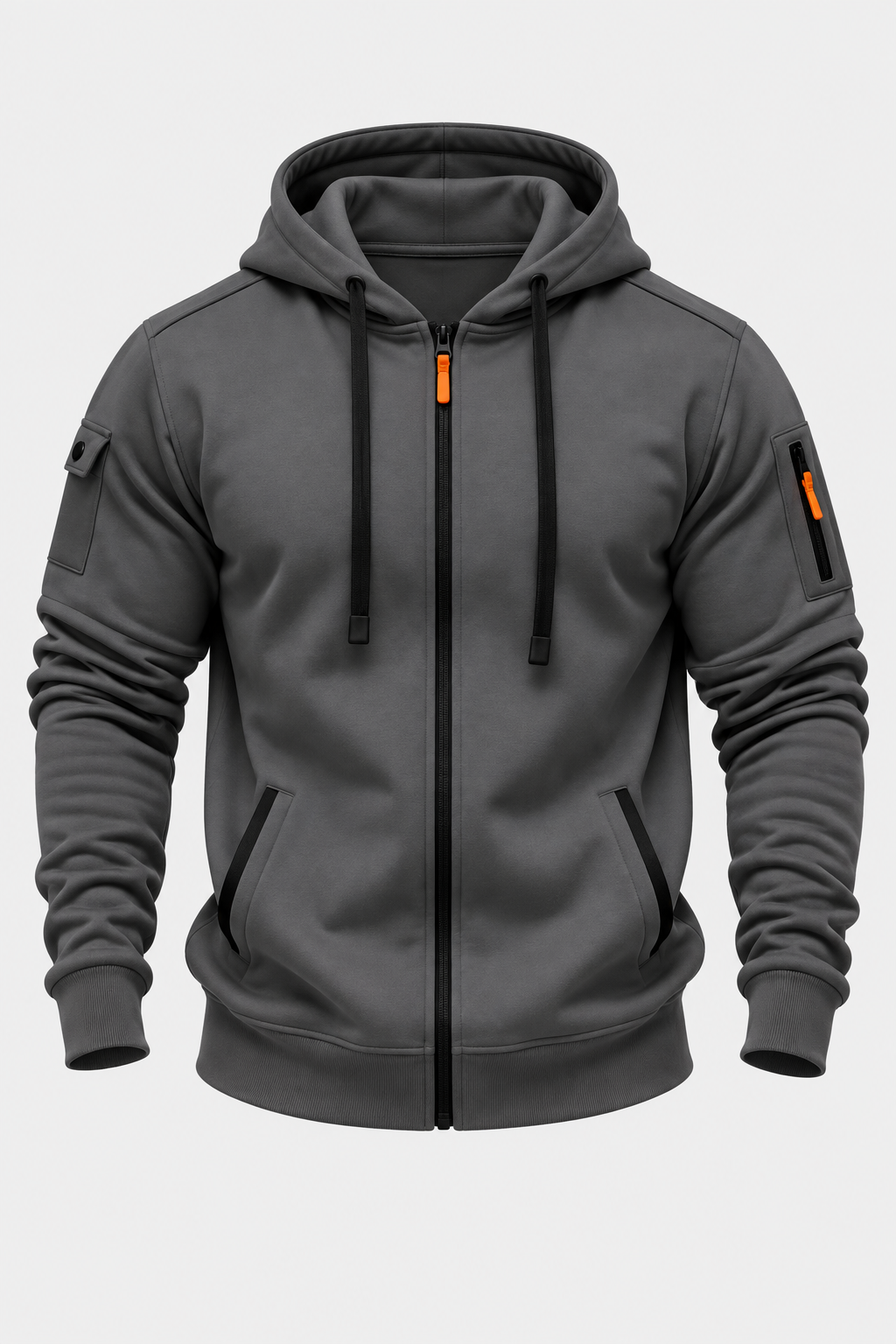 Hoodie Urban Zip Homem | WELL4FIT