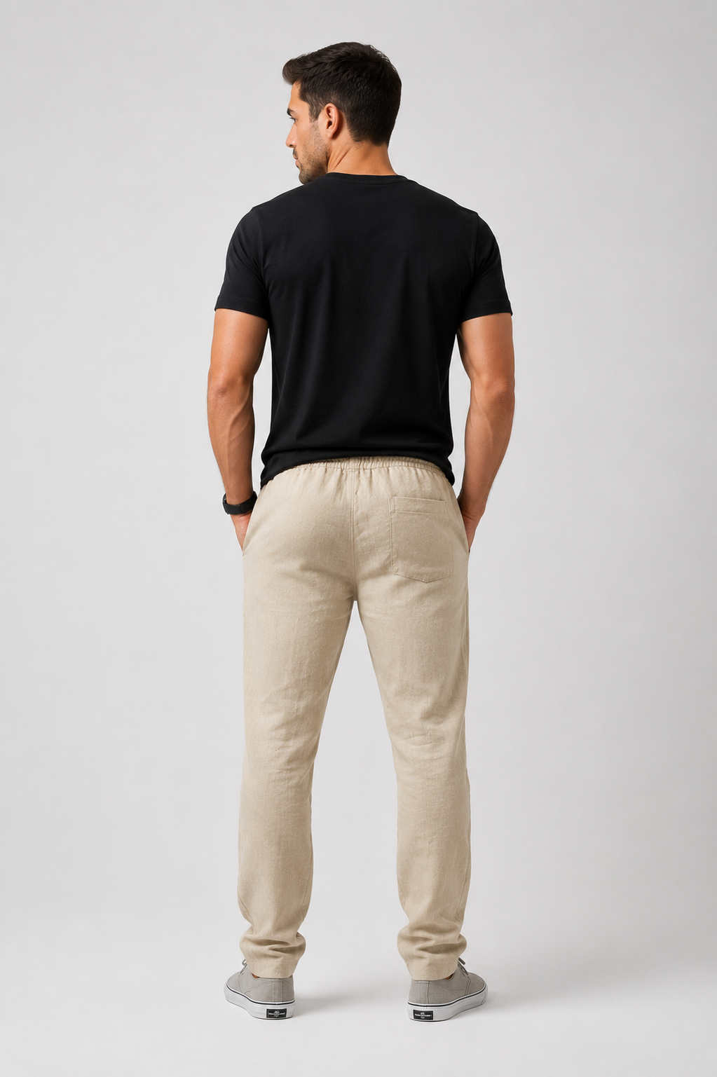 Calça Linho Masculina Relaxed | WELL4FIT