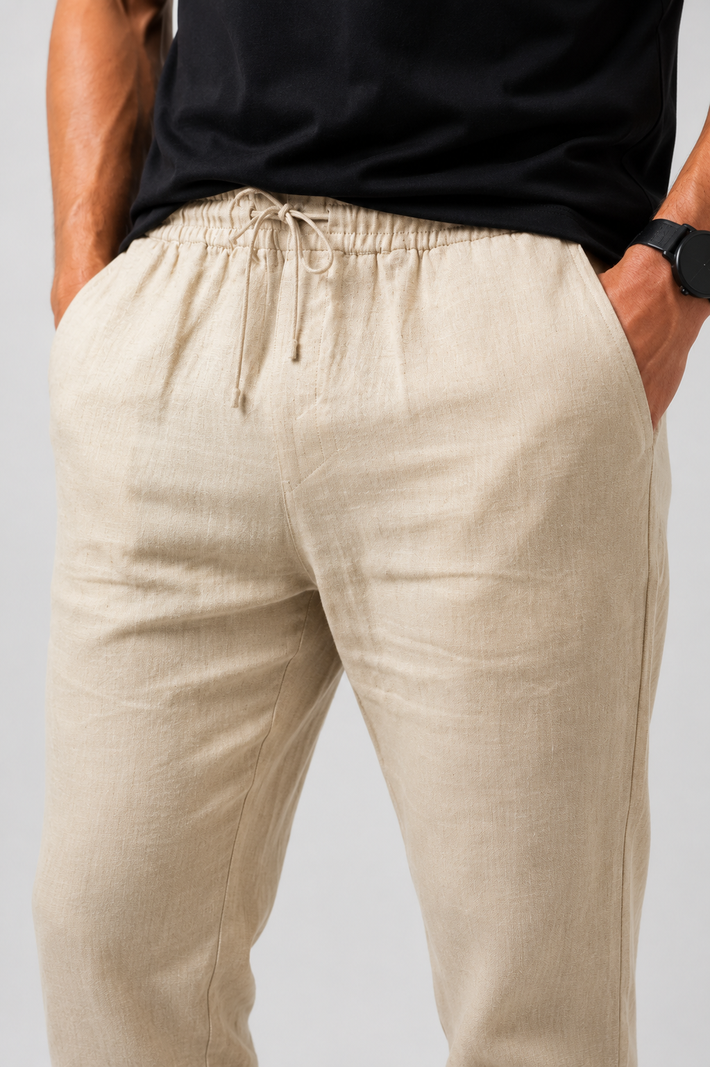 Calça Linho Masculina Relaxed | WELL4FIT
