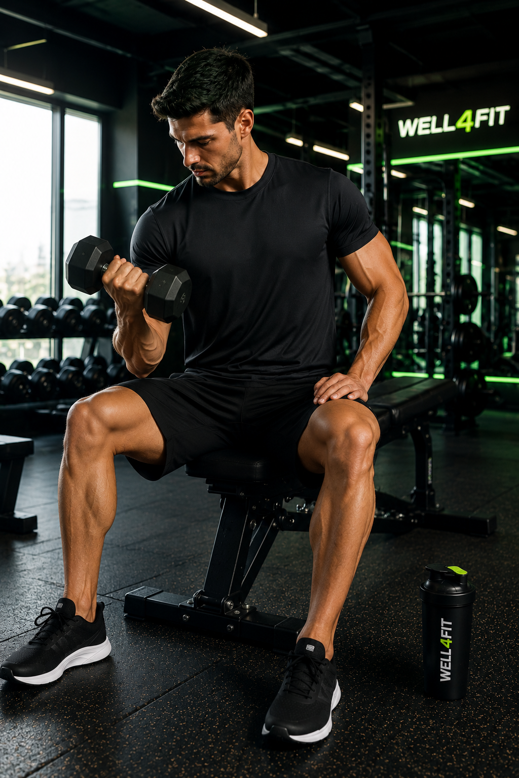 T-Shirt Fitness Masculina DryFit Pro | Respirável | WELL4FI