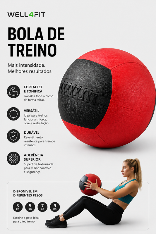 Wall Ball Profissional 2-15kg