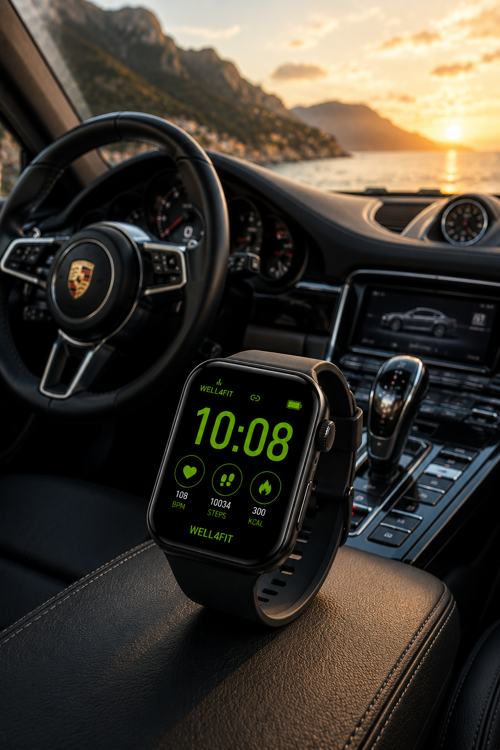 Smartwatch Fitness Pro 45 mm WELL4FIT