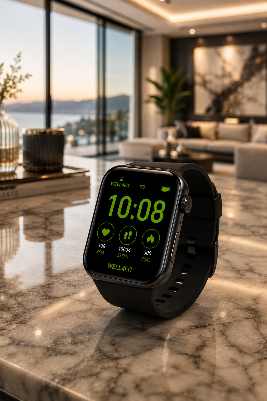 Smartwatch Fitness Pro 45 mm WELL4FIT