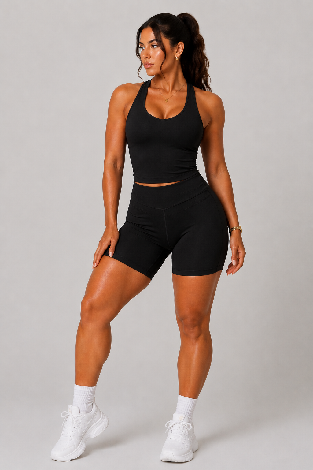 Conjunto Fitness Sem Mangas WELL4FIT
