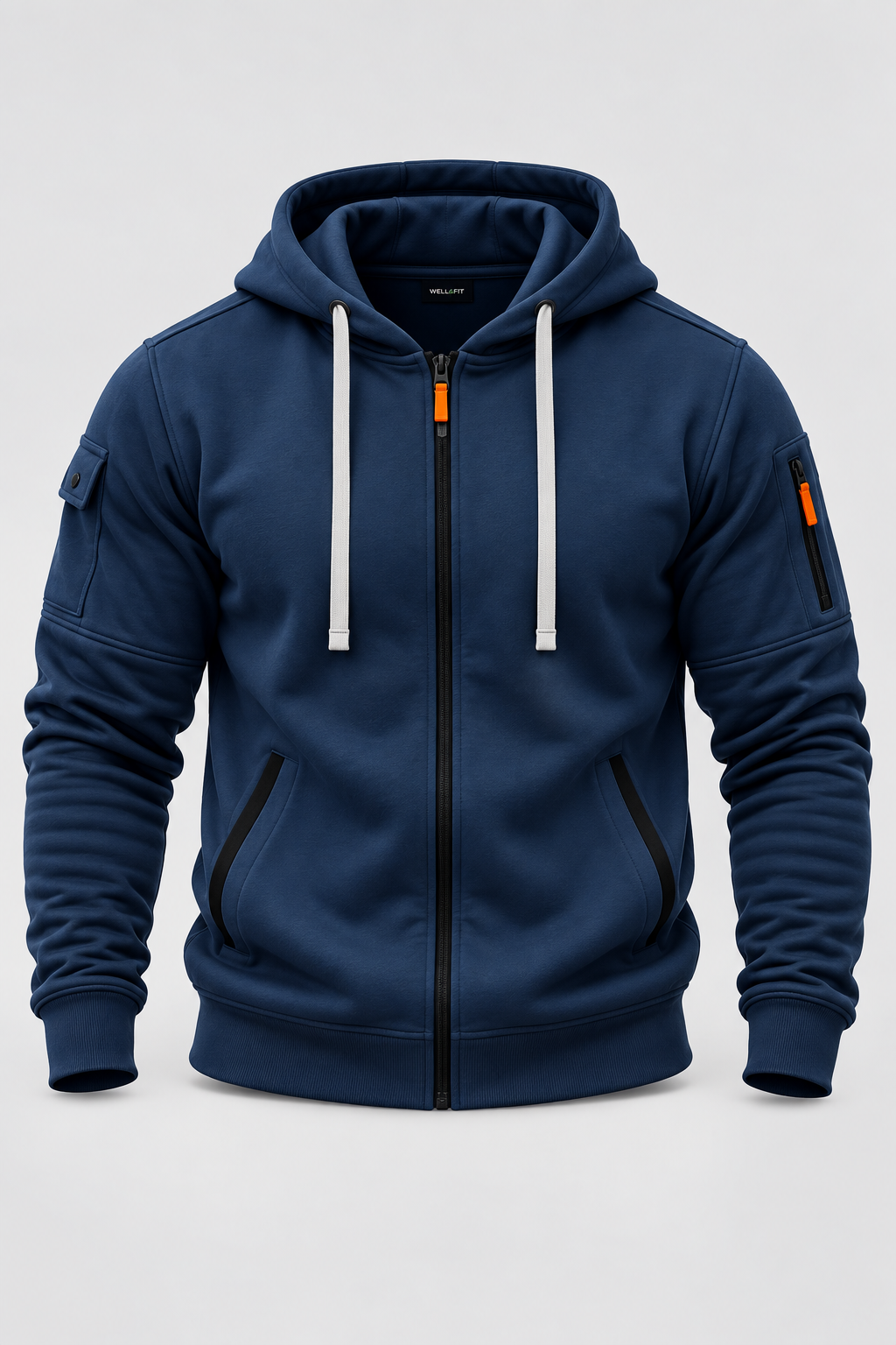 Hoodie Urban Zip Homem | WELL4FIT