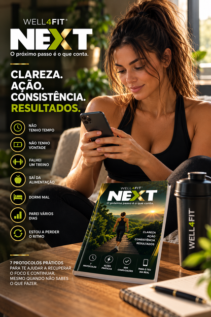 WELL4FIT NEXT — O próximo passo é o que conta.