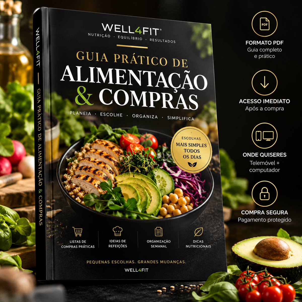 WELL4FIT | Guia Prático de Alimentação & Compras