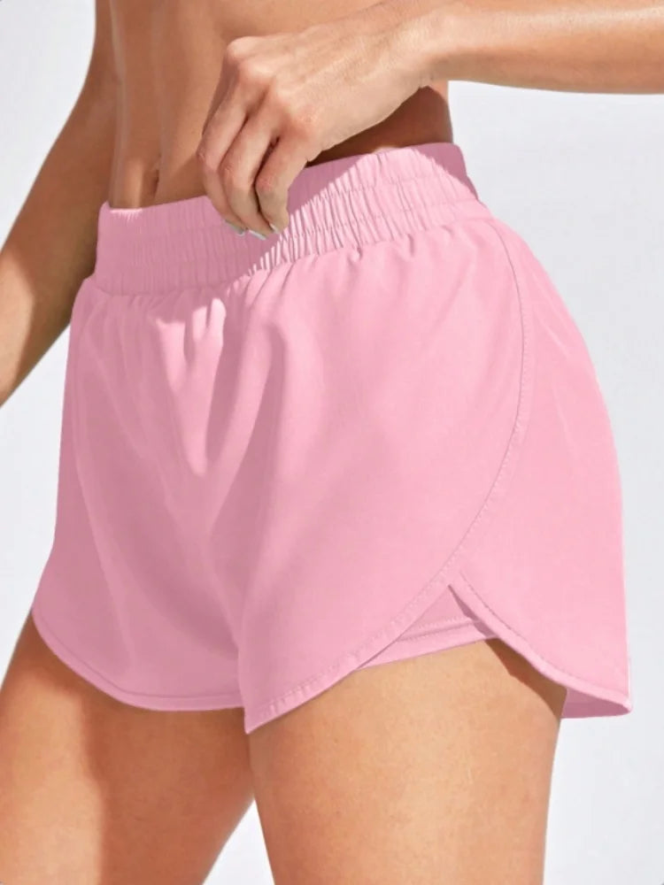 Shorts Desportivos Femininos Yoga, Fitness & Corrida