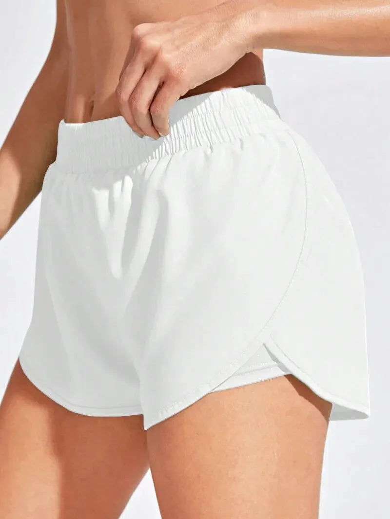 Shorts Desportivos Femininos Yoga, Fitness & Corrida