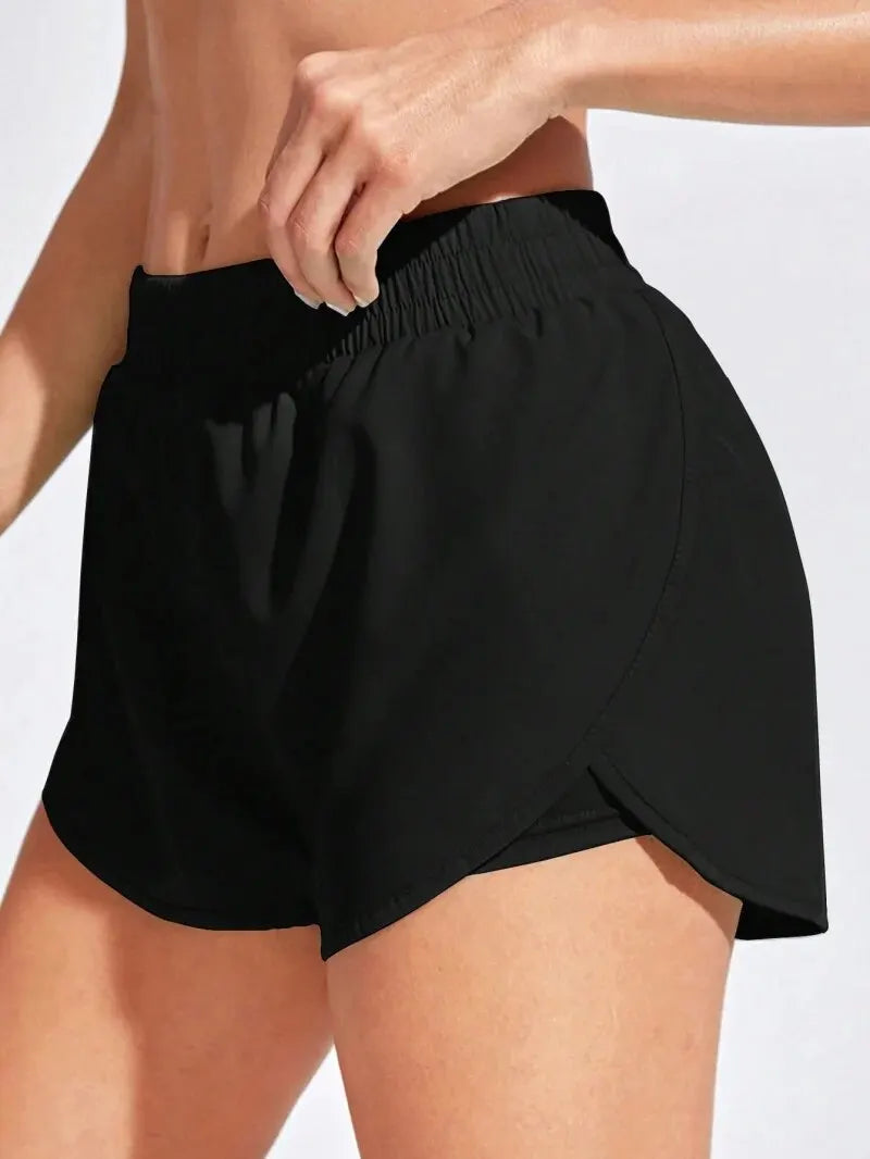 Shorts Desportivos Femininos Yoga, Fitness & Corrida