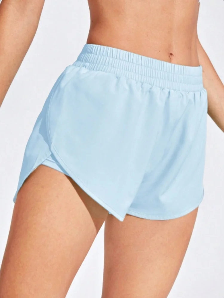 Shorts Desportivos Femininos Yoga, Fitness & Corrida