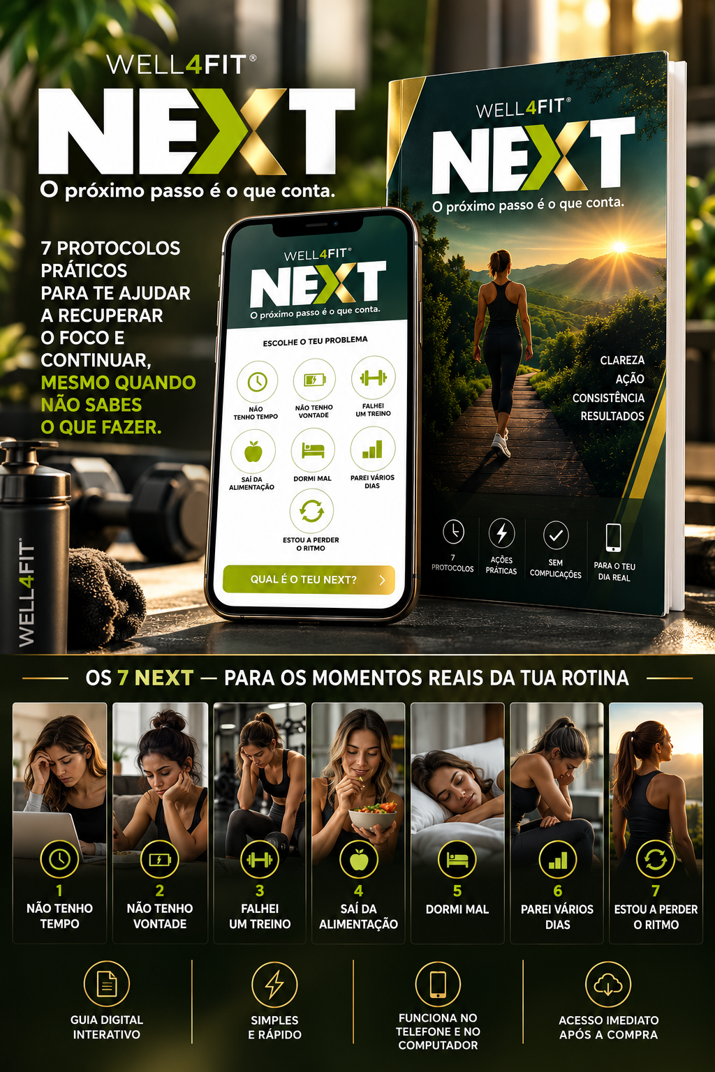 WELL4FIT NEXT — O próximo passo é o que conta.