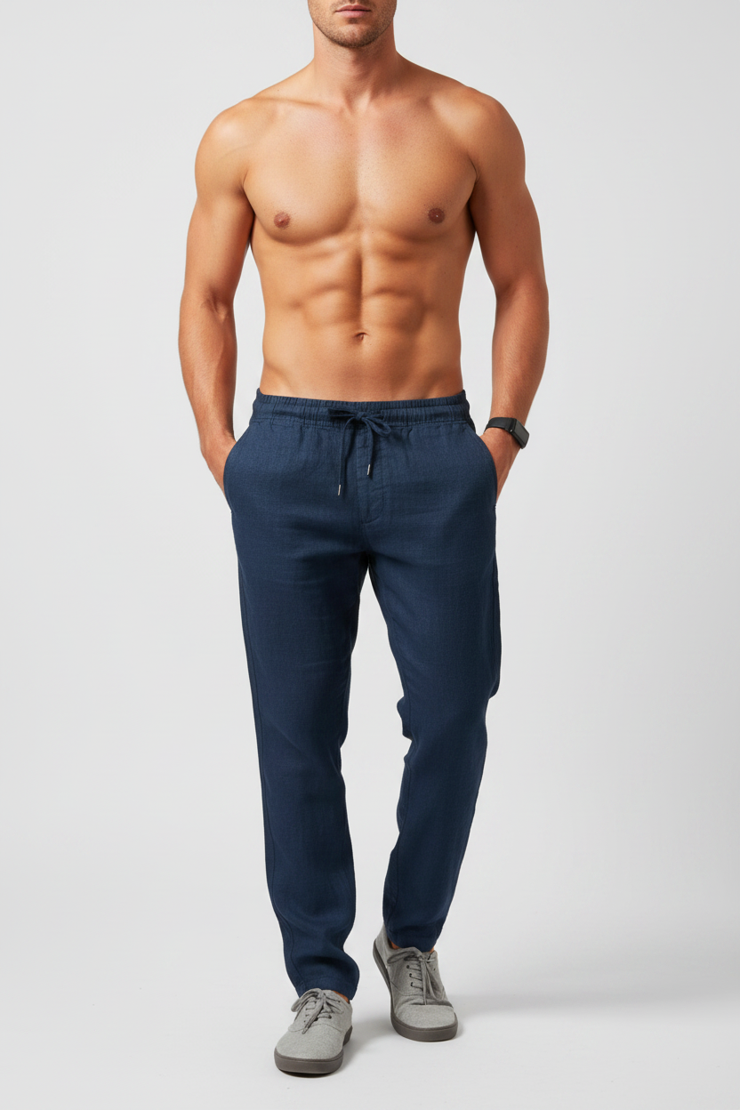 Calça Azul Escuro - Frente