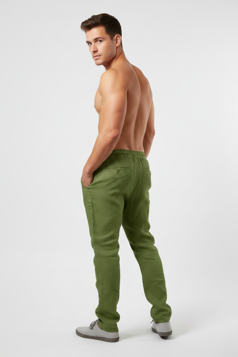 Calça Verde - Costas