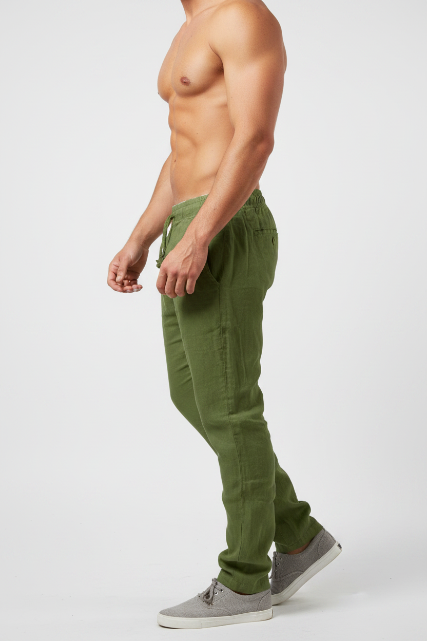 Calça Verde - Lateral