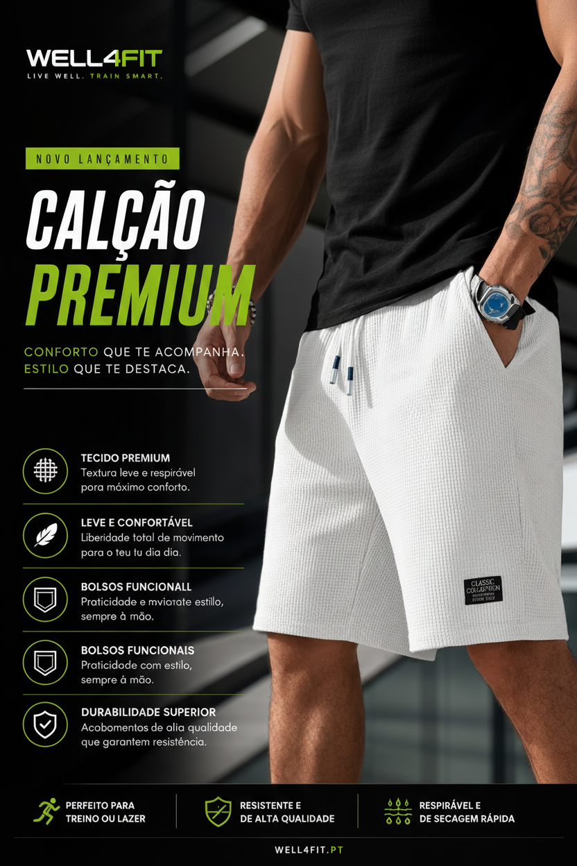 Calção Premium WELL4FIT - 1200x1500