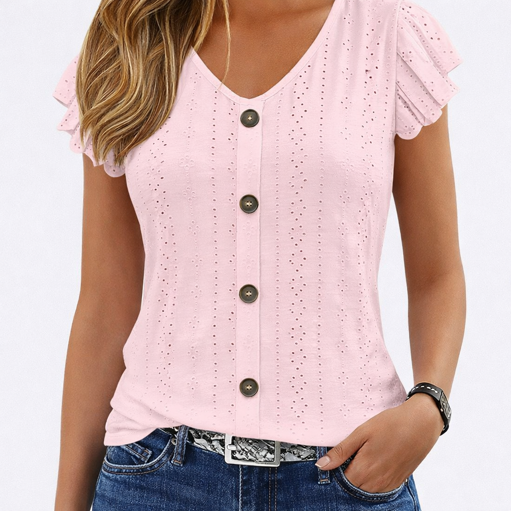 Top de Verão BEATRIZ com decote em V