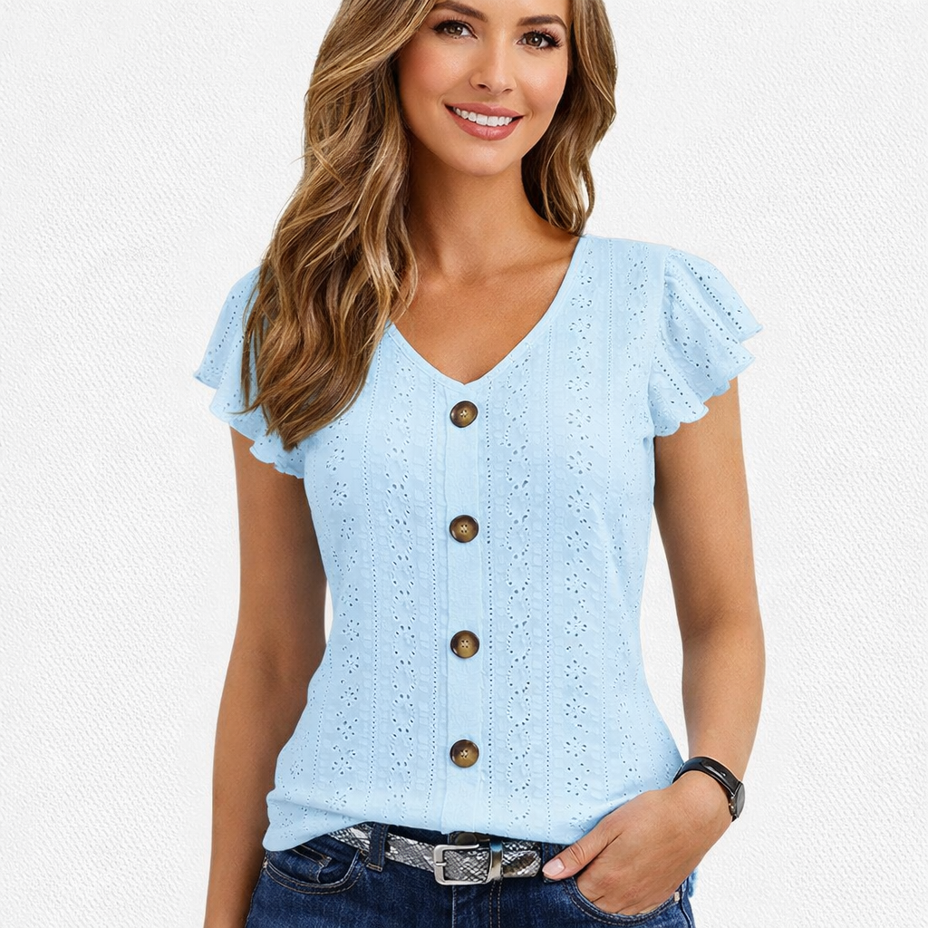 Top de Verão BEATRIZ com decote em V