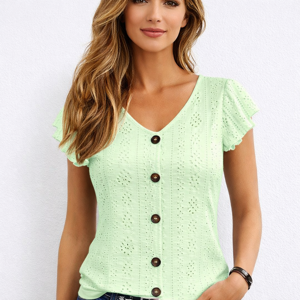 Top de Verão BEATRIZ com decote em V