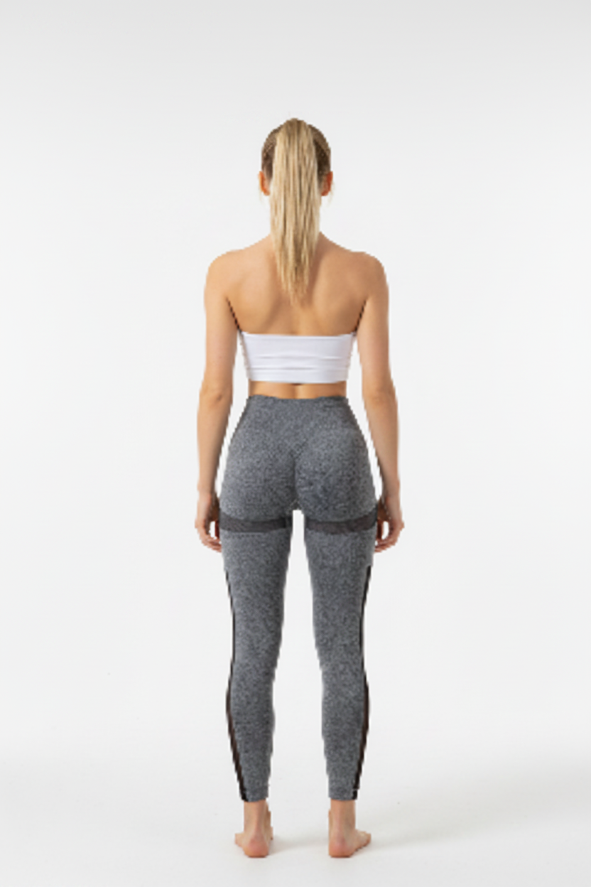 Leggings Cinzento - Costas