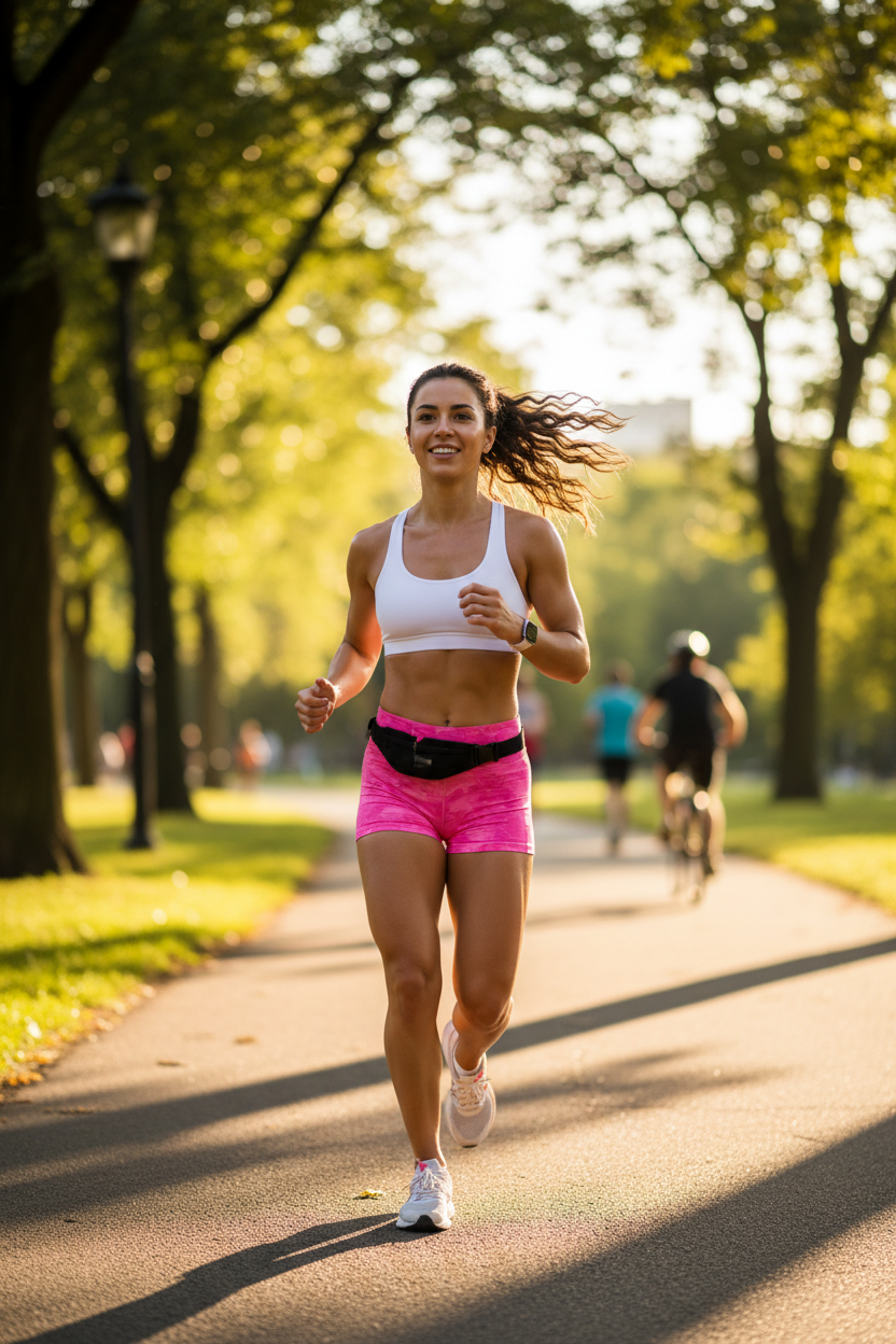 Lifestyle - Calções Rosa Corrida