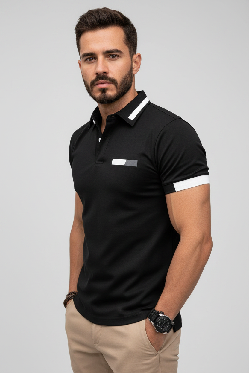 Polo Preta - Close Up
