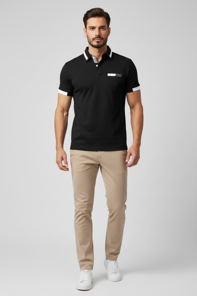 Polo Preta - Corpo Inteiro