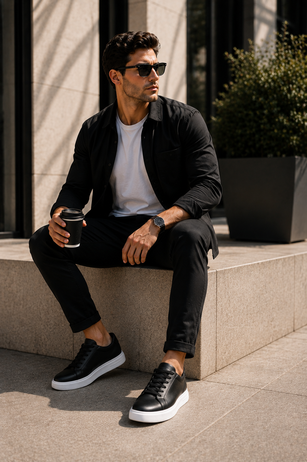 Sapatilhas Urban Elevate em lifestyle premium