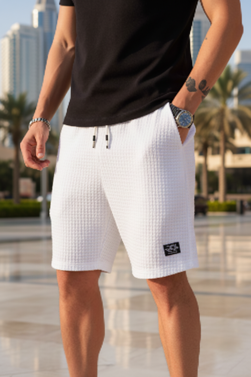 Shorts Brancos - Dubai - Pose Bege