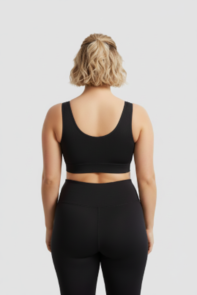Sports Bra Preto - Costas