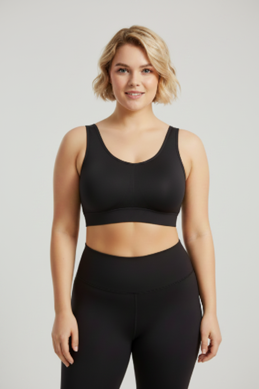 Sports Bra Preto - Frente