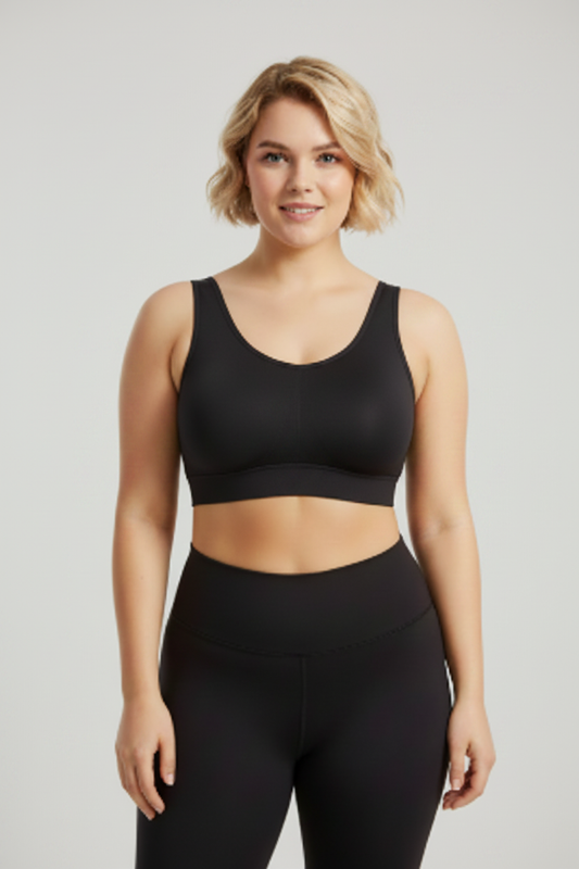 Sports Bra Preto - Frente